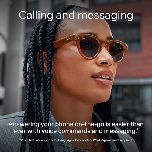 Ray Ban Meta  Gen 1   Wayfarer  Matte Black   Smart AI Glasses for Men  Women   12 MP Camera  Open Ear Speakers  Video Recording  Bluetooth   Polarized Gradient Graphite Lenses   Wearable Technology