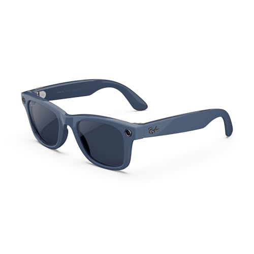 Ray Ban Meta  Gen 2   Wayfarer  Matte Black   Smart AI Glasses for Men  Women   2x Battery Life   3K Ultra HD Resolution   12 MP Ultra Wide Camera  Audio  Video   Transitions  Grey Lenses