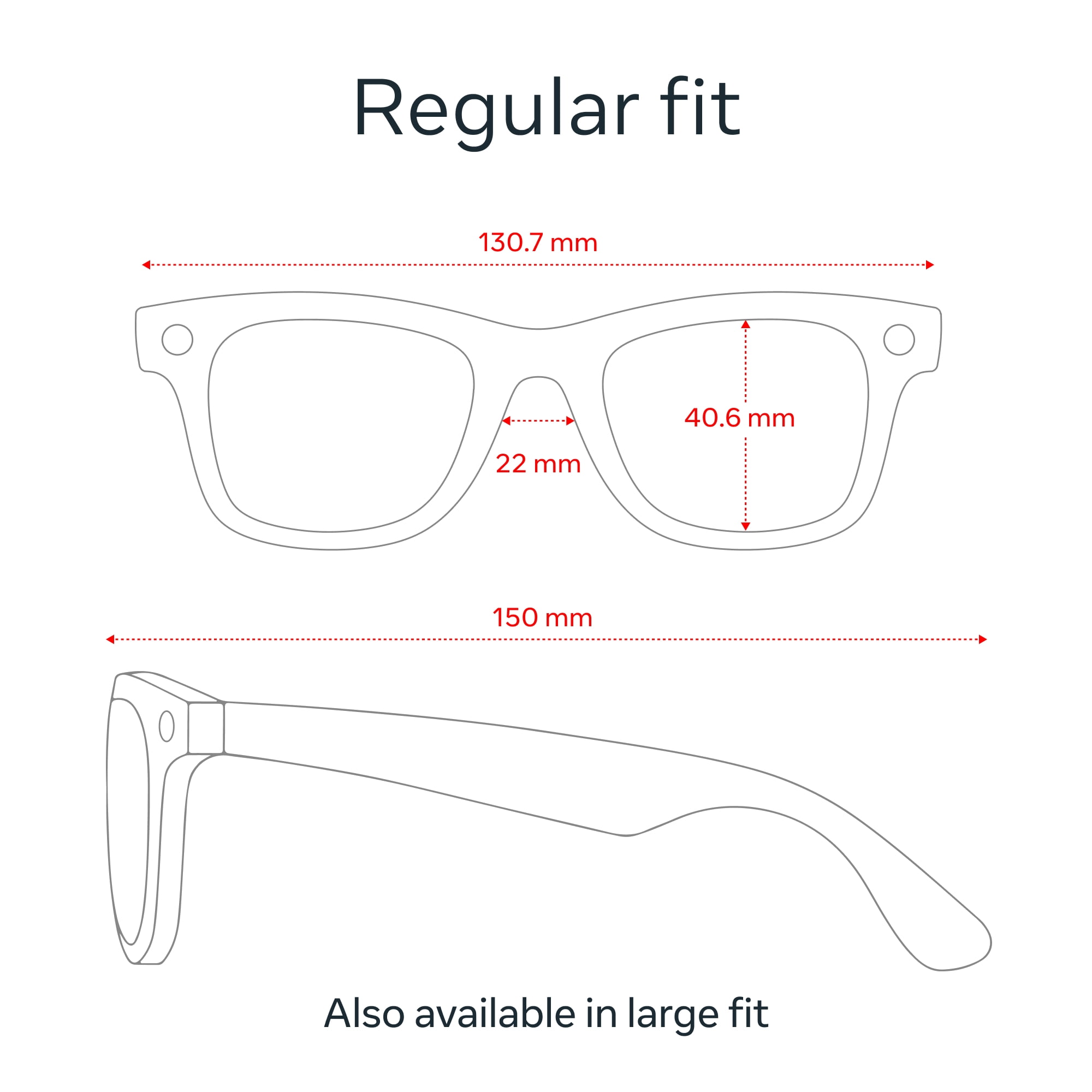 Ray Ban Meta  Wayfarer Glasses with Meta AI  Audio  Photo  Video Compatibility  Shiny Black  Green Lenses  Regular Fit