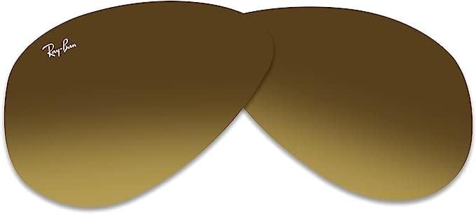 Ray Ban Original AVIATOR LARGE METAL RB3025 Replacement Lenses  BUNDLE with ACCESSORY EYEWEAR KIT