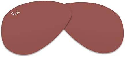 Ray Ban Original AVIATOR LARGE METAL RB3025 Replacement Lenses  BUNDLE with ACCESSORY EYEWEAR KIT