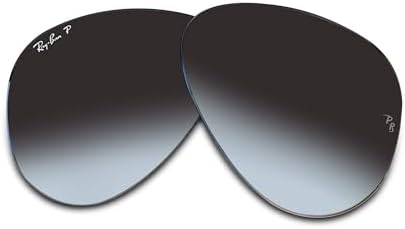 Ray Ban Original AVIATOR LARGE METAL RB3025 Replacement Lenses  BUNDLE with ACCESSORY EYEWEAR KIT