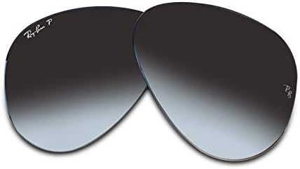 Ray Ban Original AVIATOR LARGE METAL RB3025 Replacement Lenses  BUNDLE with ACCESSORY EYEWEAR KIT