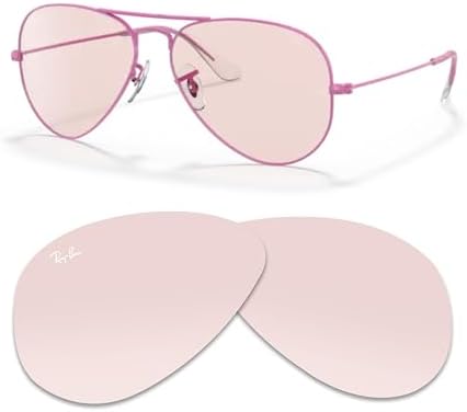 Ray Ban Original AVIATOR LARGE METAL RB3025 Replacement Lenses  BUNDLE with ACCESSORY EYEWEAR KIT