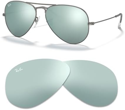 Ray Ban Original AVIATOR LARGE METAL RB3025 Replacement Lenses  BUNDLE with ACCESSORY EYEWEAR KIT