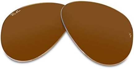 Ray Ban Original AVIATOR LARGE METAL RB3025 Replacement Lenses  BUNDLE with ACCESSORY EYEWEAR KIT