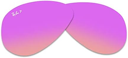 Ray Ban Original AVIATOR LARGE METAL RB3025 Replacement Lenses  BUNDLE with ACCESSORY EYEWEAR KIT