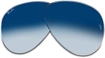 Ray Ban Original AVIATOR LARGE METAL RB3025 Replacement Lenses  BUNDLE with ACCESSORY EYEWEAR KIT