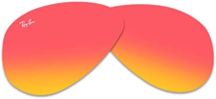 Ray Ban Original AVIATOR LARGE METAL RB3025 Replacement Lenses  BUNDLE with ACCESSORY EYEWEAR KIT