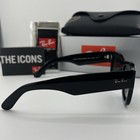 Ray Ban RB0840S 901/31 Mega Wayfarer Gloss Black 51mm Green G 15 Lens Sunglasses