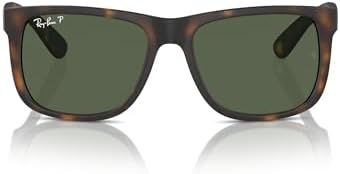 Ray Ban RB4165 Justin Rectangular Sunglasses