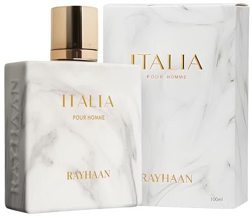 Rayhaan Italia   Citrus  Spicy  Aromatic  Sweet   Eau de Parfum Long Lasting Fragrance for Men  3 4 Ounce / 100ml