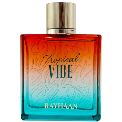 Rayhaan Tropical Vibe   Fruity  Floral  Fresh  Woody   Eau de Parfum Spray Long Lasting Fragrance for Everyone  3 4 Ounce / 100 ml
