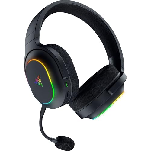 Razer Barracuda X Chroma Wireless Gaming Headset  2 4GHz Wireless & Bluetooth   Lightweight   Chroma RGB   40mm Drivers   Cardioid Mic   70 Hr Battery   for PC  Mac  PS5  Switch 2  Smartphone   White