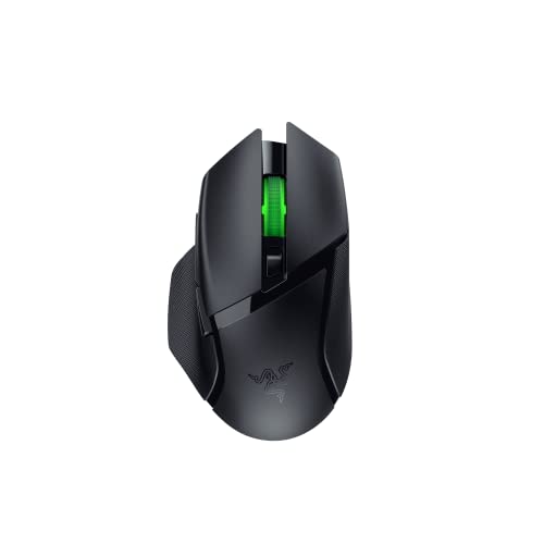 Razer Basilisk V3 X HyperSpeed Customizable Wireless Gaming Mouse  Mechanical Switches Gen 2 5G Advanced 18K Optical Sensor   Chroma RGB 9 Programmable Controls 535 Hr Battery Classic Black