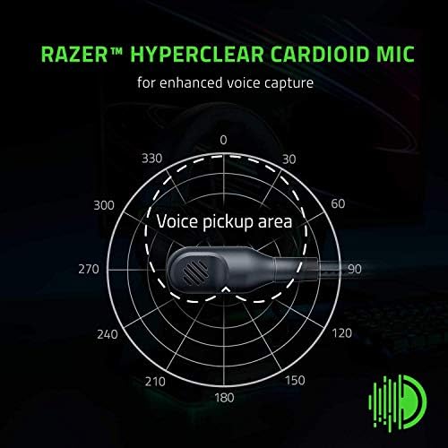 Razer BlackShark V2 X Gaming Headset  7 1 Surround Sound   50mm Drivers   Memory Foam Cushion   For PC  PS4  PS5  Switch   3 5mm Audio Jack   Black