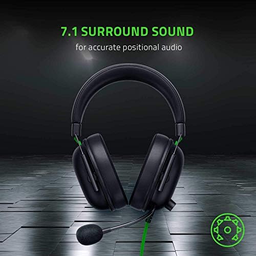 Razer BlackShark V2 X Gaming Headset  7 1 Surround Sound   50mm Drivers   Memory Foam Cushion   For PC  PS4  PS5  Switch   3 5mm Audio Jack   Black