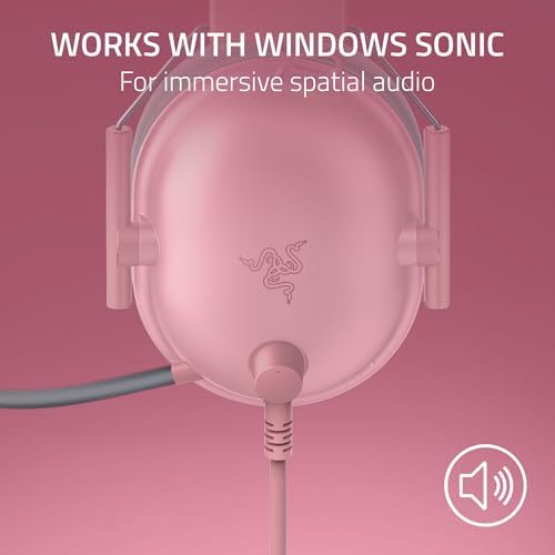 Razer BlackShark V2 X Gaming Headset  7 1 Surround Sound   50mm Drivers   Memory Foam Cushion   For PC  PS4  PS5  Switch   3 5mm Audio Jack   Black