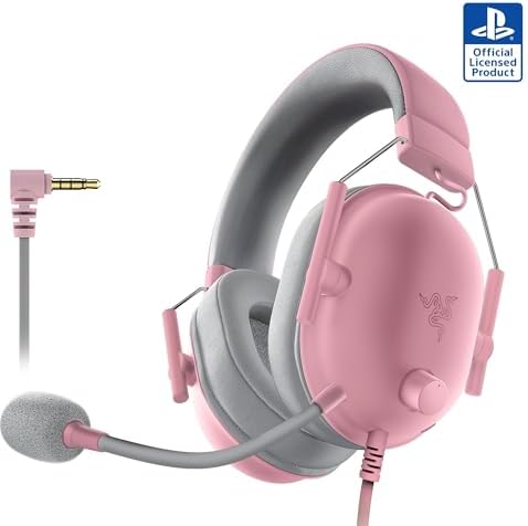 Razer BlackShark V2 X Gaming Headset  7 1 Surround Sound   50mm Drivers   Memory Foam Cushion   For PC  PS4  PS5  Switch   3 5mm Audio Jack   Black