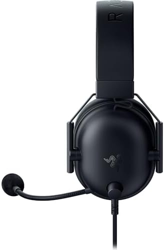 Razer BlackShark V2 X Gaming Headset  7 1 Surround Sound   50mm Drivers   Memory Foam Cushion   For PC  PS4  PS5  Switch   3 5mm Audio Jack   Black