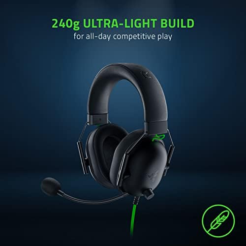 Razer BlackShark V2 X Gaming Headset  7 1 Surround Sound   50mm Drivers   Memory Foam Cushion   For PC  PS4  PS5  Switch   3 5mm Audio Jack   Black