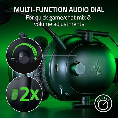 Razer BlackShark V2 Pro Wireless Xbox Gaming Headset  50mm Drivers   Super Wideband Mic   Noise Isolating Earcups   for Xbox  PS5  Nintendo Switch 2  PC  Mac   Bluetooth  USB C   70hr Battery   Black