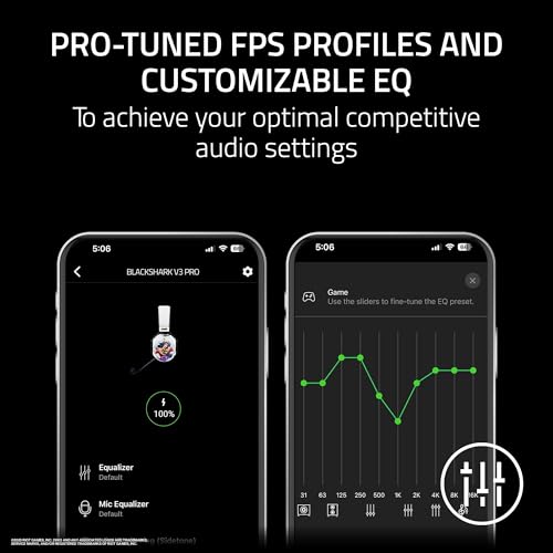 Razer BlackShark V3 Pro Wireless ANC Gaming Headset for Xbox: Full Band Mic - 50mm Drivers - 2.4 GHz, Bluetooth, USB, 3.5mm - Works with PC, Mac, PS5, Nintendo Switch - Long Battery Life - Black