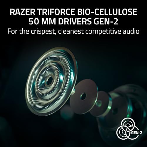 Razer BlackShark V3 Pro Wireless ANC Gaming Headset for Xbox: Full Band Mic - 50mm Drivers - 2.4 GHz, Bluetooth, USB, 3.5mm - Works with PC, Mac, PS5, Nintendo Switch - Long Battery Life - Black