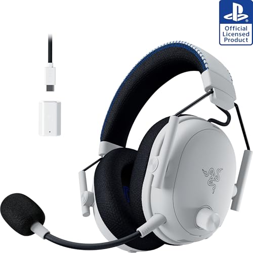 Razer BlackShark V3 Pro Wireless ANC Gaming Headset for PC  Full Band Mic   50mm Drivers   2 4 GHz  Bluetooth  USB  3 5mm   Works with Mac  PS5  Nintendo Switch  Smartphone   70 Hr Battery   Black