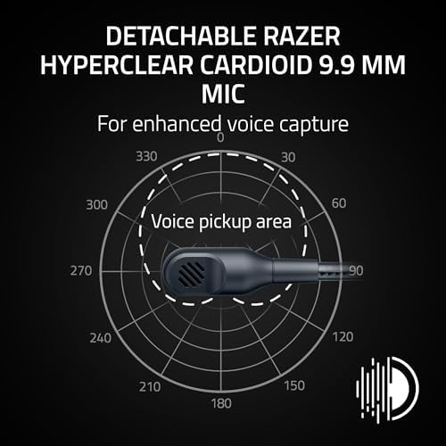 Razer BlackShark V3 X HyperSpeed Wireless Gaming Headset for PC  50mm Drivers   Cardioid Mic   2 4 GHz  Bluetooth  USB   Works with Mac  PS5  Nintendo Switch  Smartphone   70 Hr Battery   Black