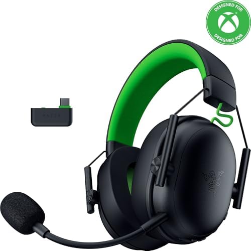 Auriculares para juegos Razer BlackShark V3 X HyperSpeed inalámbricos para PC: Controladores de 50mm - Micrófono cardioide - 2.4 GHz, Bluetooth, USB - Funciona con Mac, PS5, Nintendo Switch