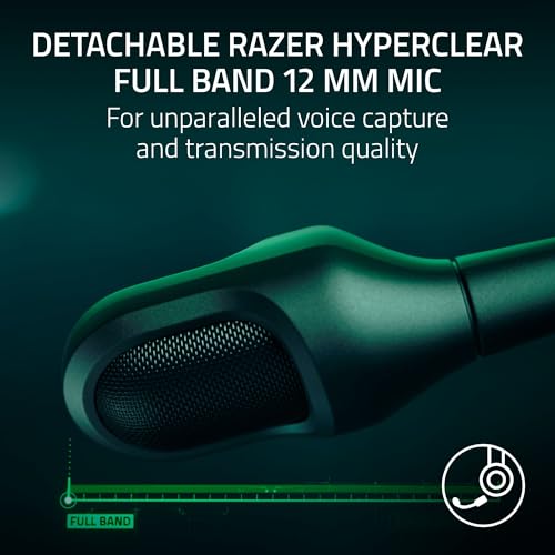 Razer BlackShark V3 Pro Wireless ANC Gaming Headset for PC  Full Band Mic   50mm Drivers   2 4 GHz  Bluetooth  USB  3 5mm   Works with Mac  PS5  Nintendo Switch  Smartphone   70 Hr Battery   Black