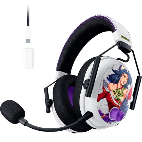 Razer BlackShark V3 Pro Wireless ANC Gaming Headset for PC  Full Band Mic   50mm Drivers   2 4 GHz  Bluetooth  USB  3 5mm   Works with Mac  PS5  Nintendo Switch  Smartphone   70 Hr Battery   Black