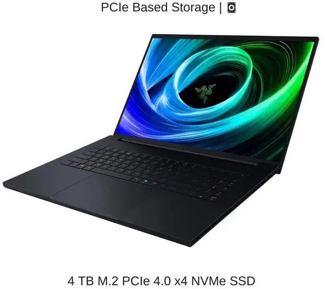 Razer Blade 18  2025  Black  18" Dual UHD  240Hz / FHD  440Hz  2 1 GHz Ultra 9 275HX   RTX 5090  96 GB DDR5 RAM  4 TB PCIe SSD  Windows 11 Home