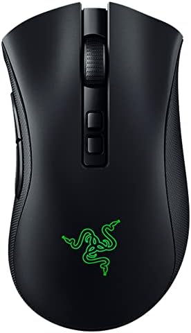 Razer DeathAdder V2 Pro Wireless Gaming Mouse  20K DPI Optical Sensor   2nd Gen Faster Optical Switch   Chroma RGB Lighting   Up to 120hrs Battery Life   8 Programmable Buttons   Classic Black