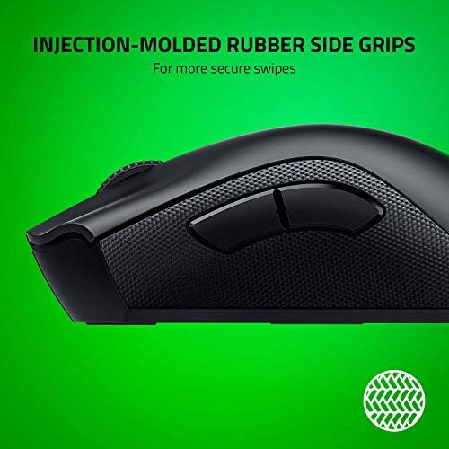 Razer DeathAdder V2 Pro Wireless Gaming Mouse  20K DPI Optical Sensor   2nd Gen Faster Optical Switch   Chroma RGB Lighting   Up to 120hrs Battery Life   8 Programmable Buttons   Classic Black