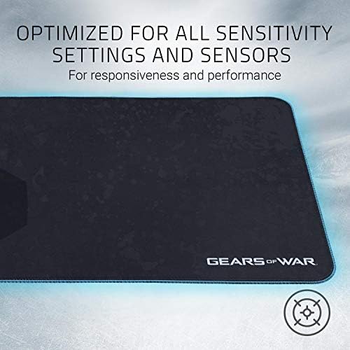 Razer Goliathus Extended Chroma Gaming Mouse Pad  Customizable Chroma RGB Lighting  Soft  Cloth Material  Balanced Control & Speed  Non Slip Rubber Base  Gears of WAR 5 Edition