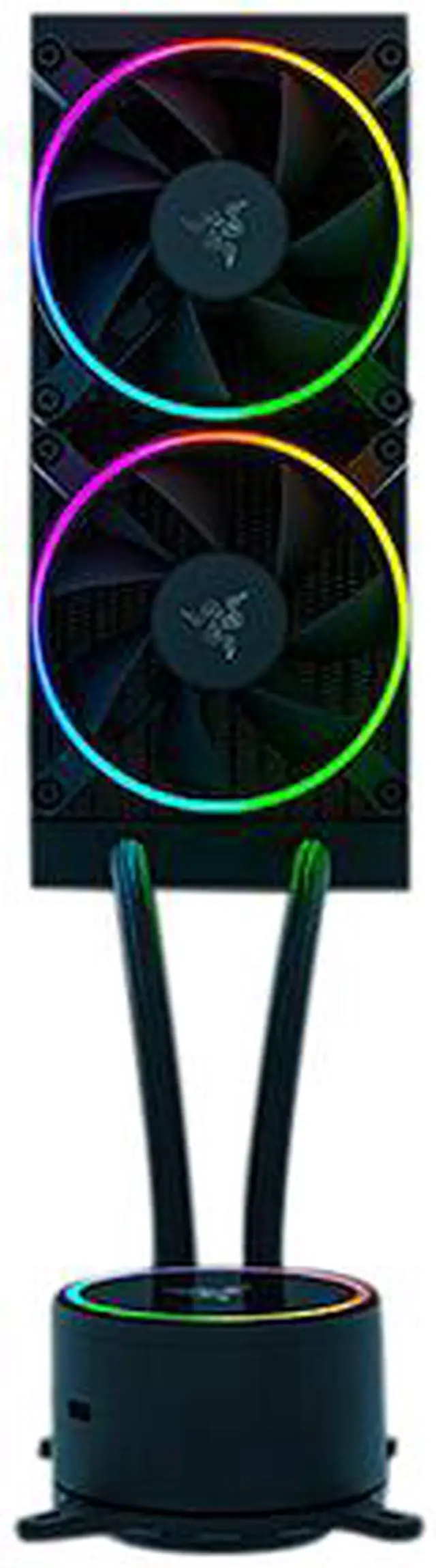 Razer Hanbo Chroma RGB AIO Liquid Cooler 240MM (ARGB Pump Cap), Intel LGA 1851/1700/1200 & AMD AM4 Compatible