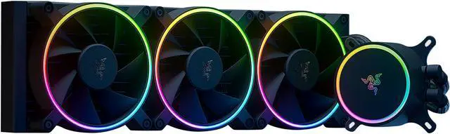 Razer Hanbo Chroma RGB AIO Liquid Cooler 240MM (ARGB Pump Cap), Intel LGA 1851/1700/1200 & AMD AM4 Compatible