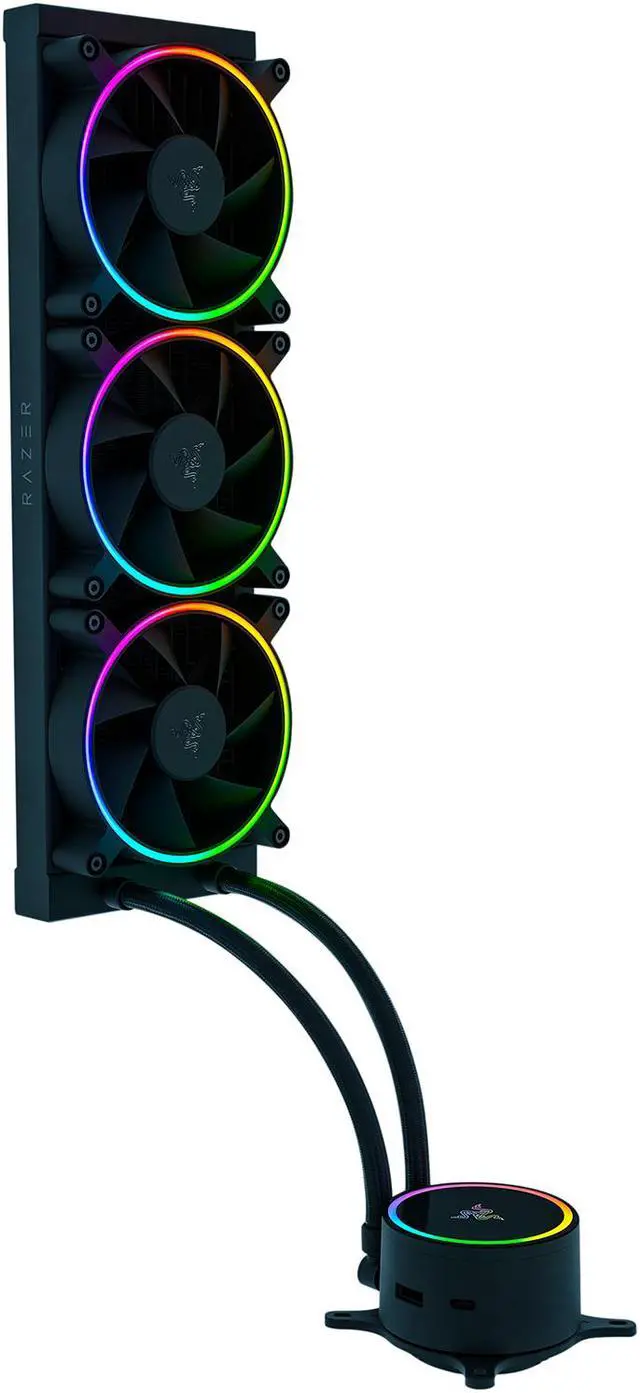 Razer Hanbo Chroma RGB AIO Liquid Cooler 360MM  aRGB Pump Cap   Intel LGA 1851/1700/1200 & AMD AM4 & AM5 Compatible