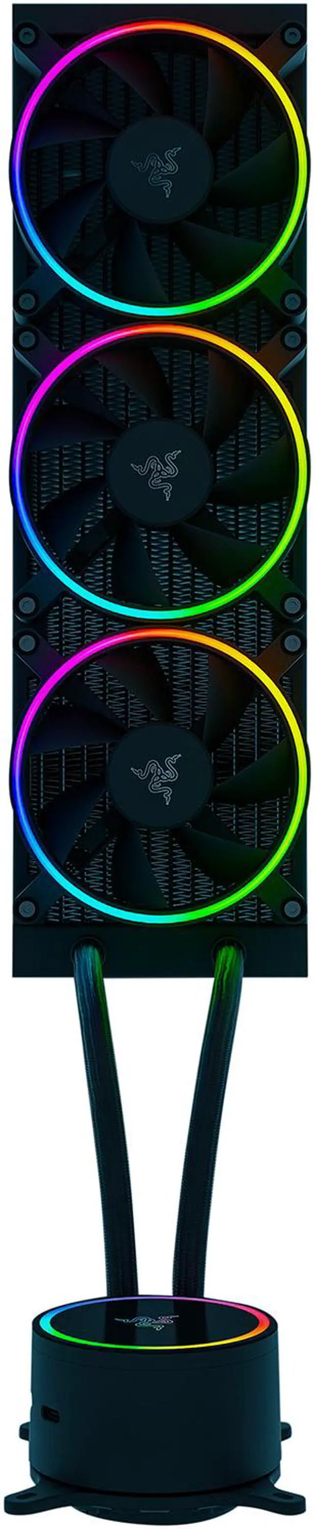 Razer Hanbo Chroma RGB AIO Liquid Cooler 360MM  aRGB Pump Cap   Intel LGA 1851/1700/1200 & AMD AM4 & AM5 Compatible