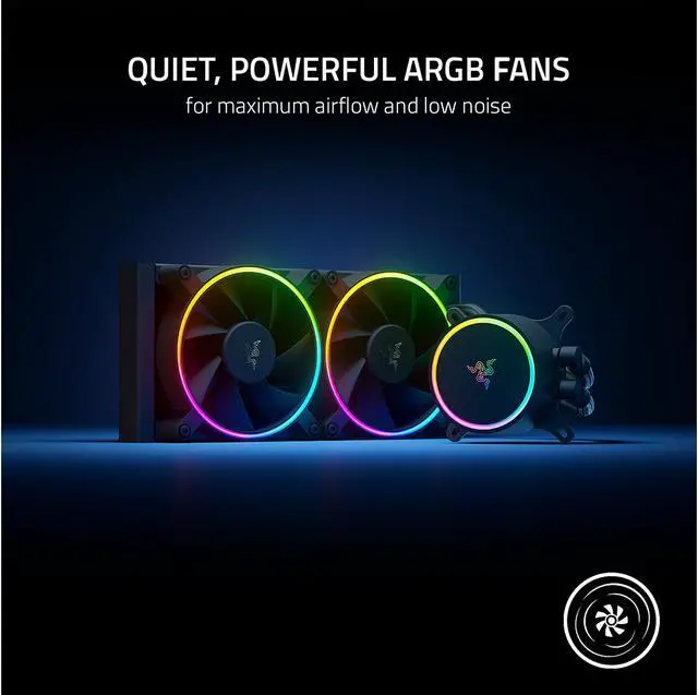 Razer Hanbo Chroma RGB AIO Liquid Cooler 360MM  aRGB Pump Cap   Intel LGA 1851/1700/1200 & AMD AM4 & AM5 Compatible