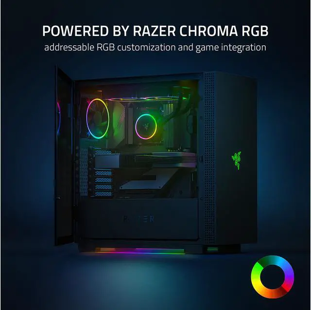 Razer Hanbo Chroma RGB AIO Liquid Cooler 360MM  aRGB Pump Cap   Intel LGA 1851/1700/1200 & AMD AM4 & AM5 Compatible