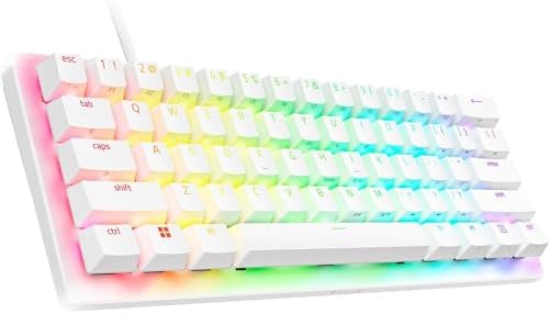 Razer Huntsman V3 Pro Esports Gaming Keyboard  Analog Optical Switches   Razer Snap Tap   Rapid Trigger   Adjustable Actuation   Media Keys & Dial   Doubleshot PBT Keycaps   Wrist Rest   Black