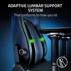 Razer Iskur V2 Gaming Chair with Adaptive Lumbar Support   Dark Grey Fabric