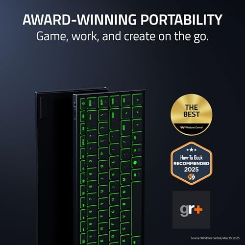 Razer Joro Portable Wireless Gaming Keyboard  Thin  Light  Compact   Chroma RGB   Low Profile Switches   Bluetooth   Long Battery Life   Snap Tap   For PC & Mac Laptops  Steam Deck  Smartphone  Tablet