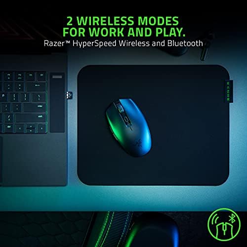 Razer Orochi V2 Mobile Wireless Gaming Mouse  Ultra Lightweight   2 Wireless Modes   Up to 950hrs Battery Life   Mechanical Mouse Switches   5G Advanced 18K DPI Optical Sensor   Classic Black