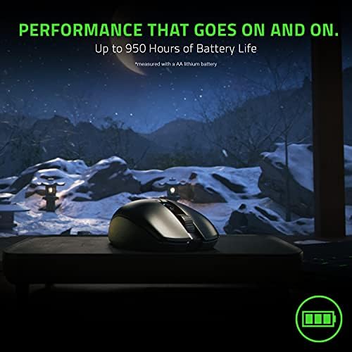 Razer Orochi V2 Mobile Wireless Gaming Mouse  Ultra Lightweight   2 Wireless Modes   Up to 950hrs Battery Life   Mechanical Mouse Switches   5G Advanced 18K DPI Optical Sensor   Classic Black