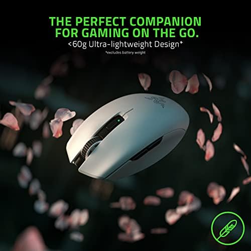 Razer Orochi V2 Wireless Gaming Mouse   Ultra Lightweight & Portable  Bluetooth & 2 4Ghz Wireless Connectivity  18K DPI  Up to 950hrs Battery Life  Compatible with PC & Mac   White