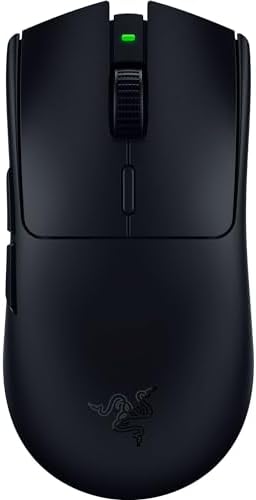 Razer Viper V3 HyperSpeed Wireless Esports Gaming Mouse  82g Lightweight   Up to 280 Hr Battery   30K DPI Optical Sensor   Gen 2 Mechanical Switches   8 Programmable Controls   Classic Black